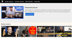 Desktop Screenshot of guitarstreams.com