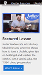 Mobile Screenshot of guitarstreams.com